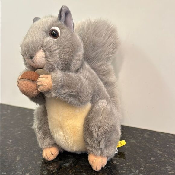 Aurora Miyoni real life squirrel plush gray squirrel doll gift about Size 9” - Picture 1 of 10